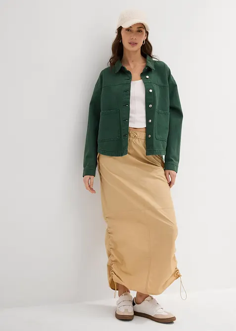 Skjortjacka i ren bomull, bonprix