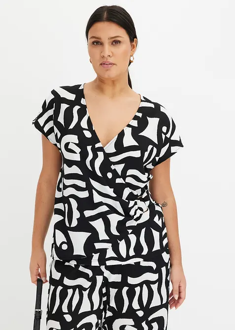 Mönstrad topp, bonprix