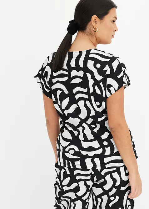 Mönstrad topp, bonprix