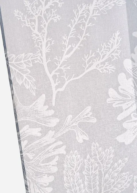 Panelgardin med blommönster (1-pack), bonprix