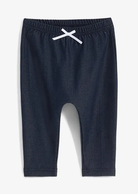 Leggings av mjuk bomull, för bebisar, bonprix