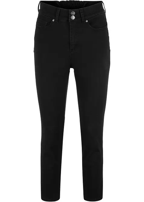 Slim Fit Jeans Mid Waist, med bekväm midja, bonprix