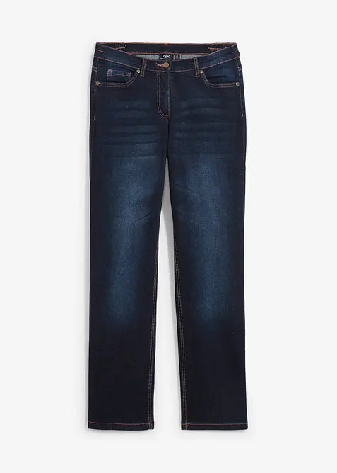 Straight Jeans Mid Waist, med bekväm midja, bonprix