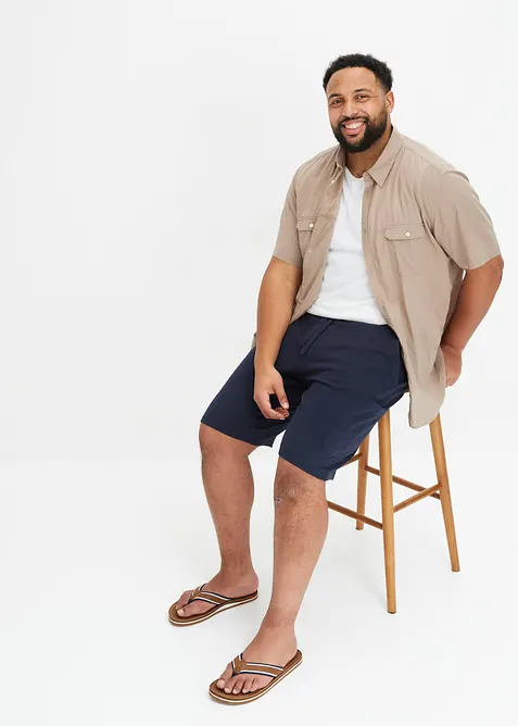 Kort&auml;rmad skjorta i ren bomull, bonprix