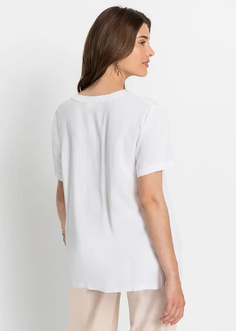 Lång tunika i hållbar viskos, bonprix