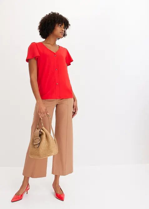 Topp med knappsl&aring;, bonprix