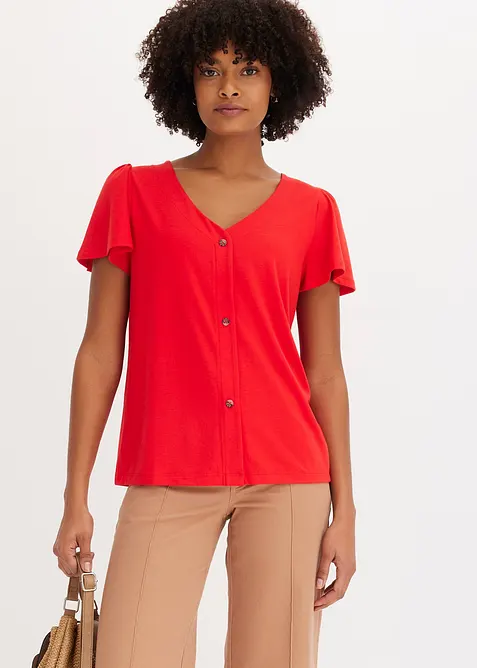 Topp med knappsl&aring;, bonprix