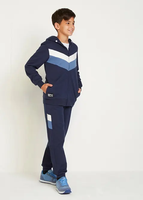 Träningsoverall i ekologisk bomull (2 delar), bonprix