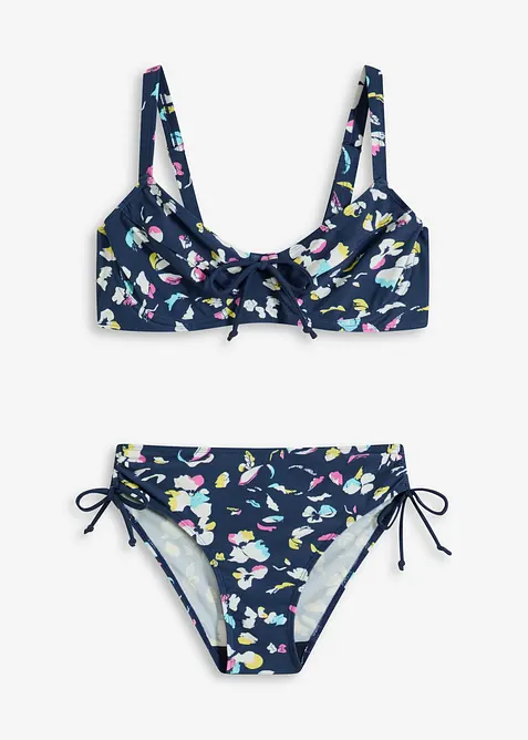 Minimizer-bikini (2 delar) med knytband, bonprix