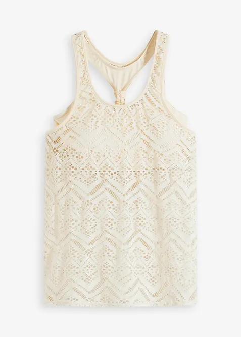 Tankini (2 delar) av spets, bonprix