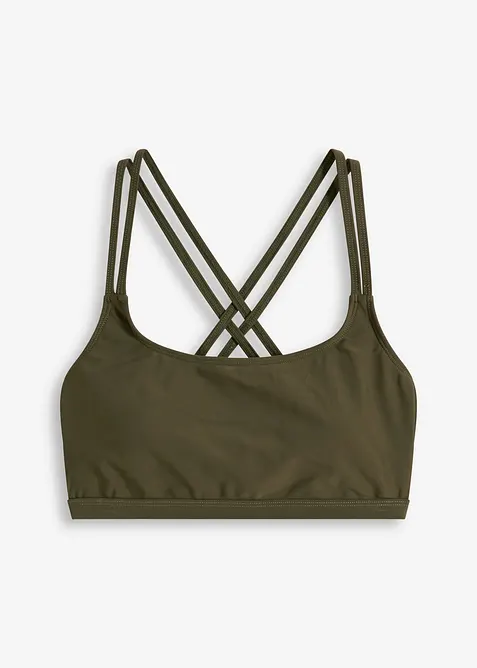 BH-bikinitopp med korsade axelband, bonprix