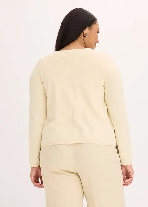 Kort cardigan med bomull, bonprix