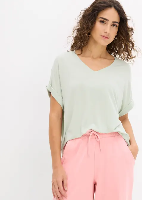 Topp i f&ouml;ljsam viskosmix, bonprix