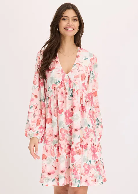 Tunikakl&auml;nning med utst&auml;lld kjoldel, bonprix