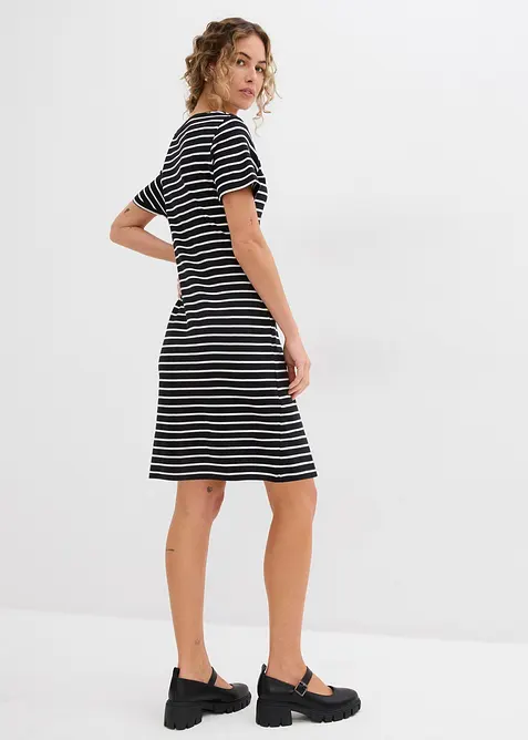 Jerseyklänning i ren bomull, bonprix