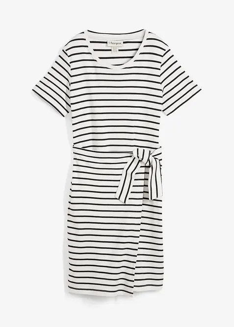 Jerseyklänning i ren bomull, bonprix