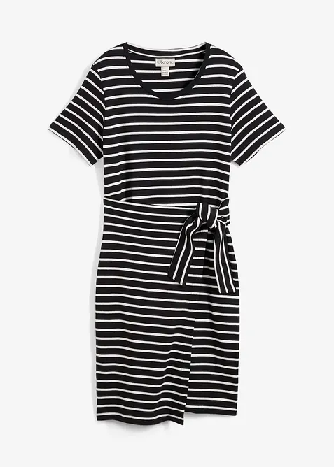 Jerseyklänning i ren bomull, bonprix