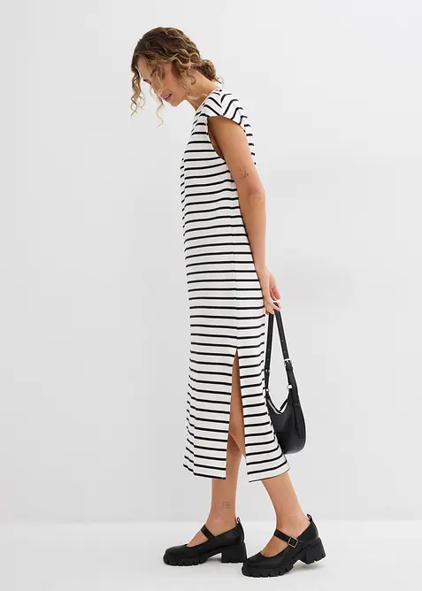 Jerseyklänning av ren bomull, bonprix