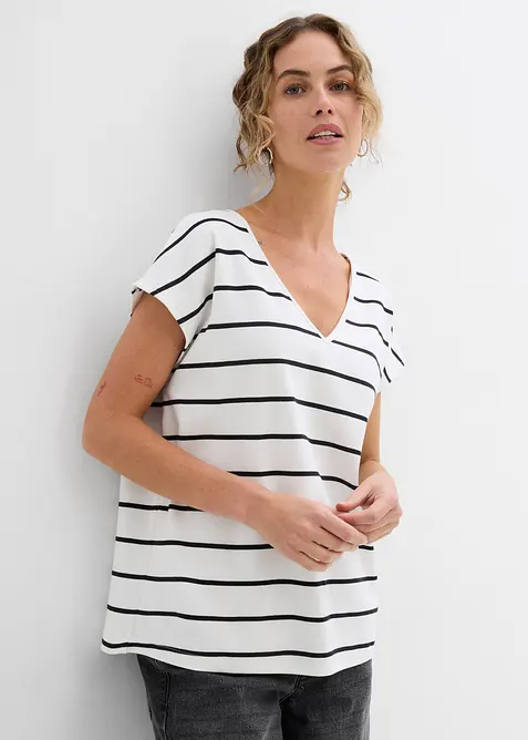 Randig topp, bonprix