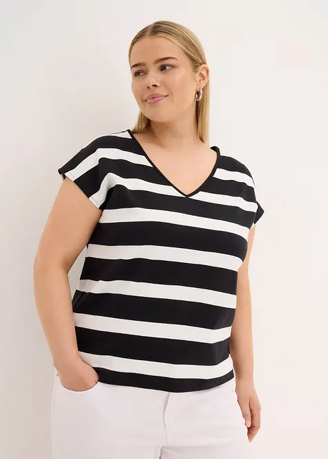 Randig topp, bonprix