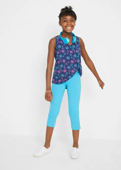 Linne i ekologisk bomull med stretch (2-pack), bonprix