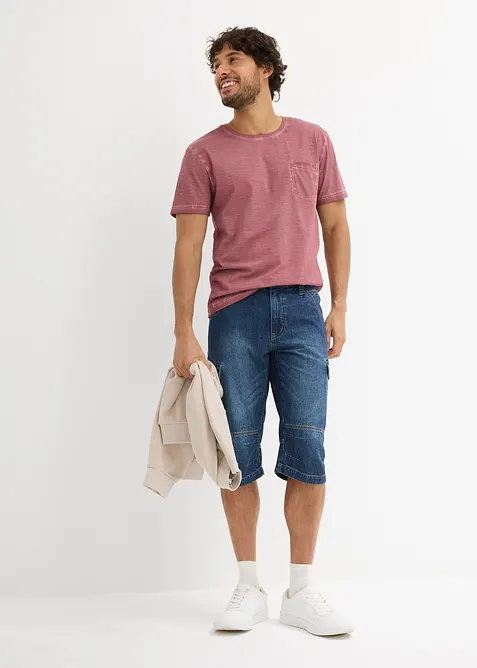 T-shirt med tvättad look, bonprix