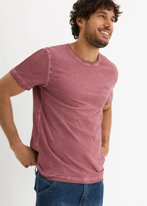 T-shirt med tvättad look, bonprix