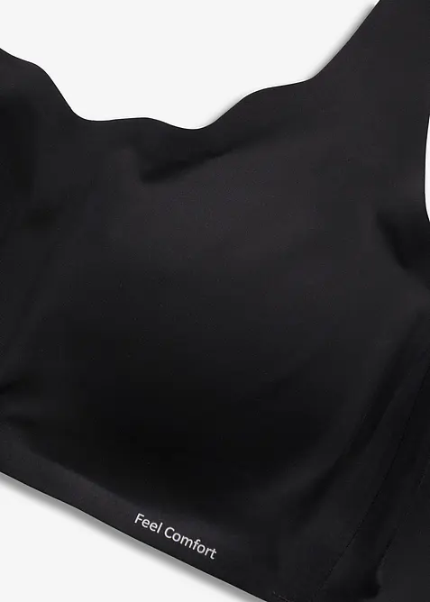 Vadderad Feel Comfort laserskuren T-shirt-BH utan bygel, bonprix