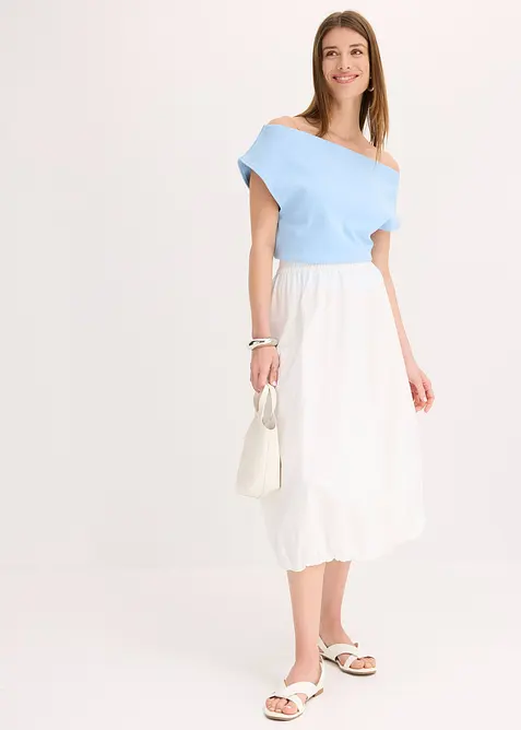 Ballongkjol av ren bomull, bonprix