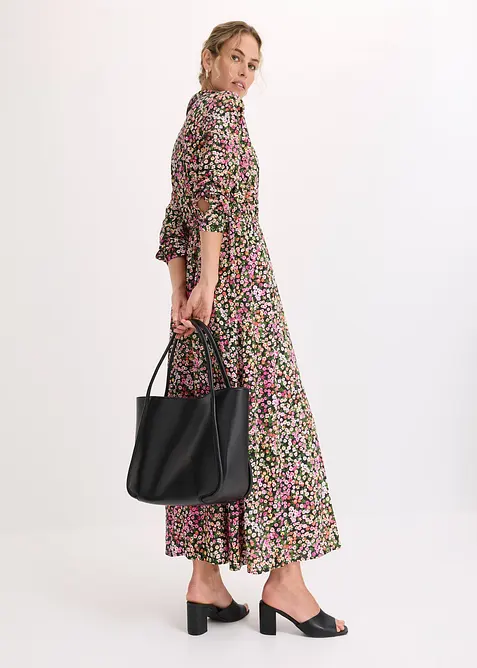 Shoppingv&auml;ska med runda passpoaler och stor innerficka, bonprix