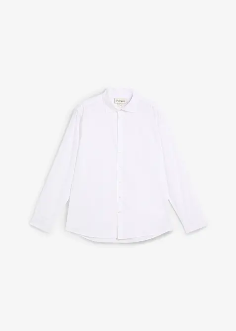 Skjorta i ren bomull, normal passform, bonprix