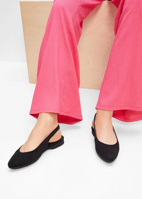 Ballerinaskor med slingback och bekväm vidd från Jana, Jana