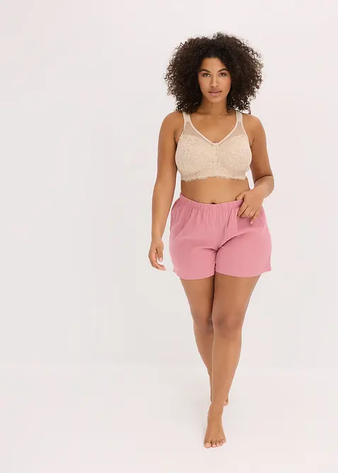 Avlastande BH utan bygel, med vadderade axelband, bonprix