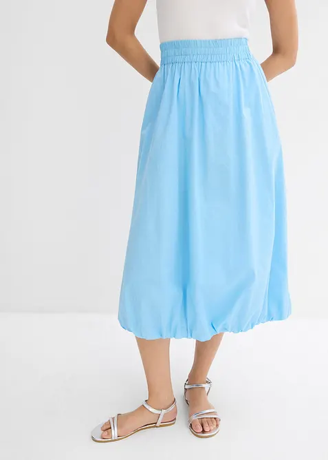 Ballongkjol av ren bomull, bonprix