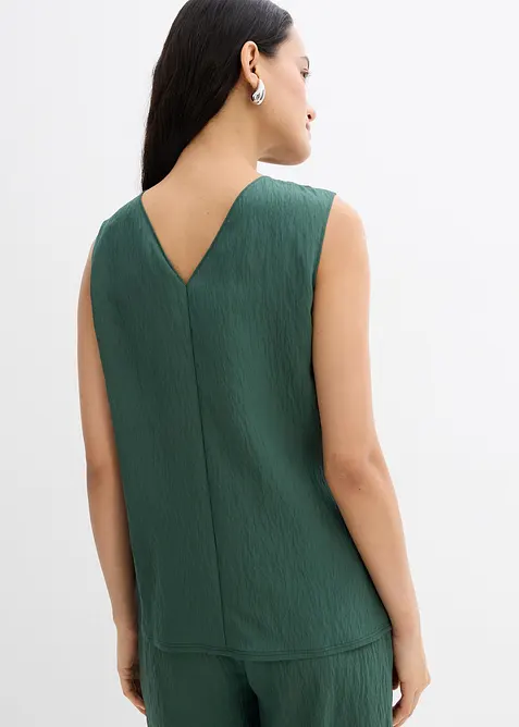 Linne av krinklad viskosmix, bonprix