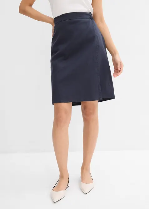 Minikjol av twill, bonprix