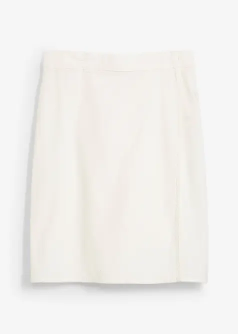 Minikjol av twill, bonprix