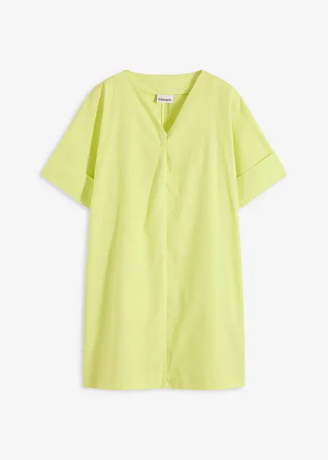 Tunikaklänning i ekologisk bomull, bonprix