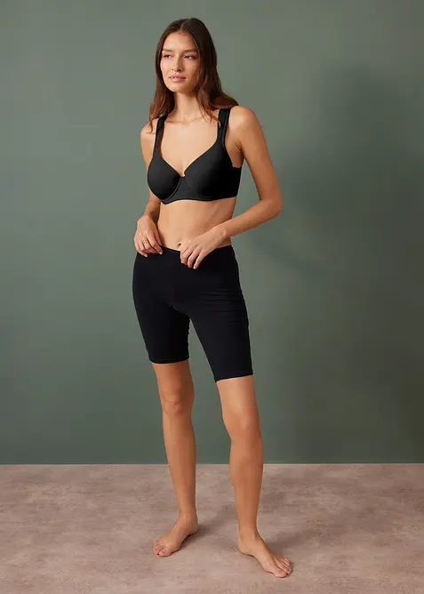 Lång boxertrosa  med ekologisk bomull (4-pack), bonprix