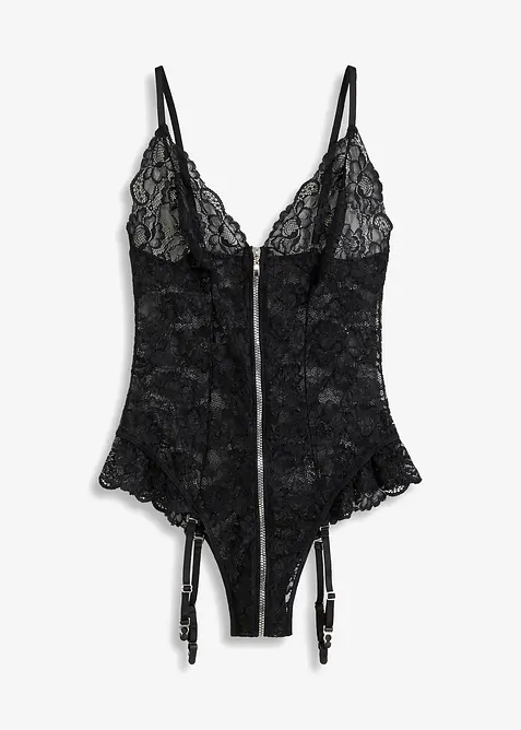 Body med dragkedja, bonprix