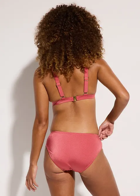 Bikini (2 delar) i glansigt material, bonprix