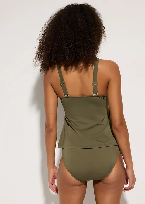 Tankini (2 delar) med korsade axelband, bonprix