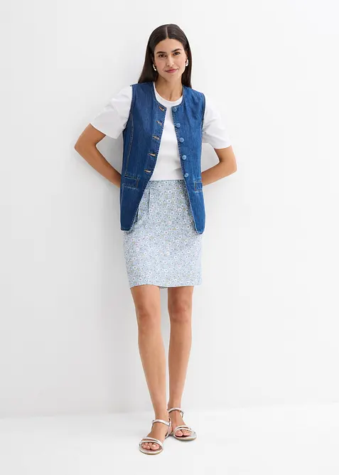 Minikjol i f&ouml;ljsam viskos, bonprix