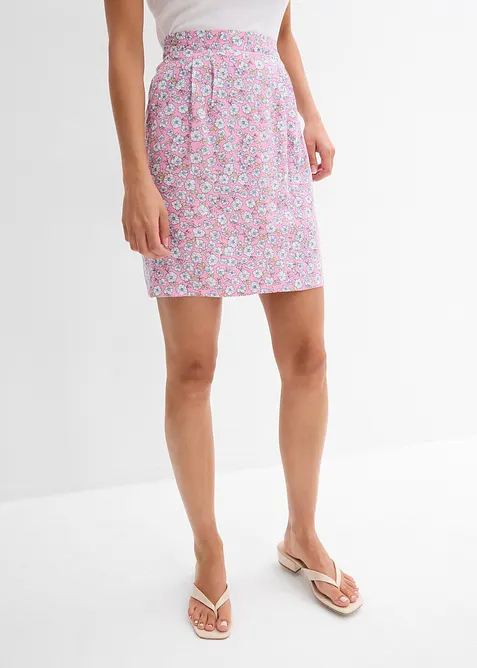 Minikjol i följsam viskos, bonprix