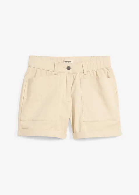 Avslappnade twillshorts, bonprix