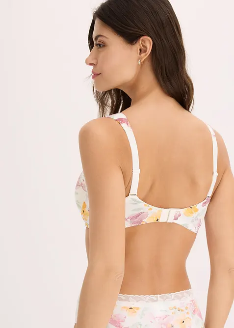 Bygel-BH med formpressade kupor, av ekologisk bomull (2-pack), bonprix