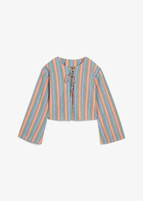 Blus av ren bomull, bonprix