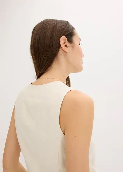 Väst med rosetter, bonprix