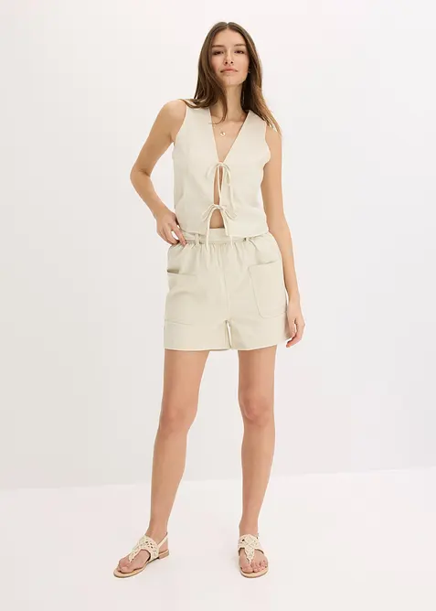 Väst med rosetter, bonprix