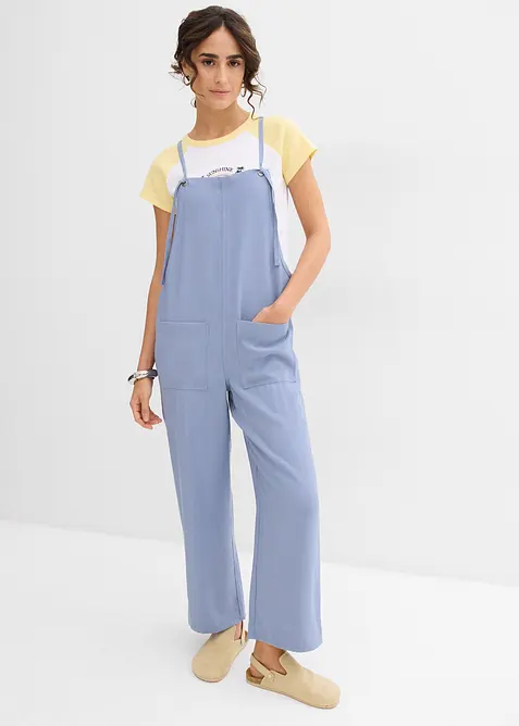 Jumpsuit av mjuk viskos, bonprix